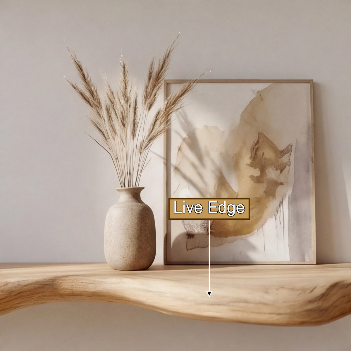 Elarwood Sculpted Solid Wood Tree Bookshelf